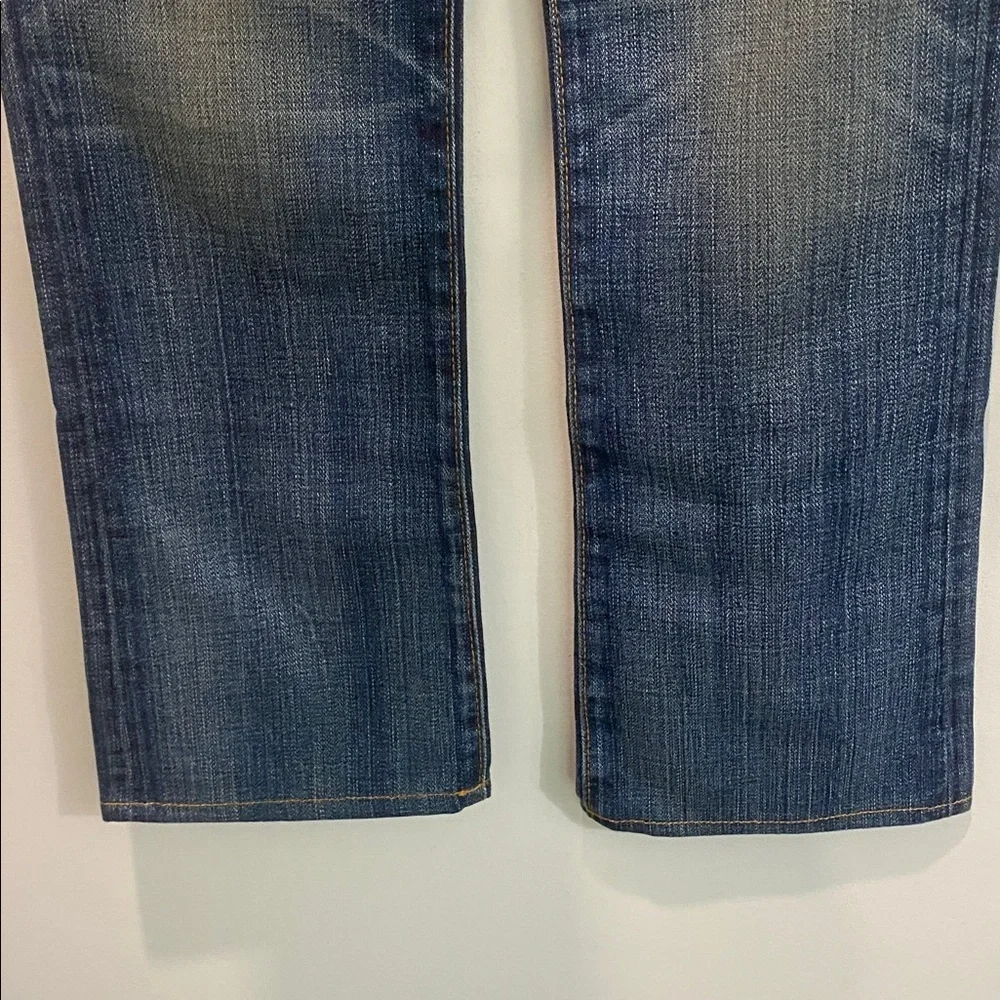True Religion Women's Johnny Blue Low Rise Straight Leg Jeans NWT Size 28 - Picture 12 of 15